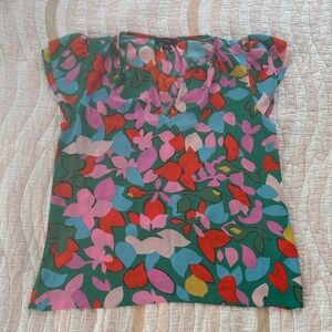 J. Crew Floral Blouse